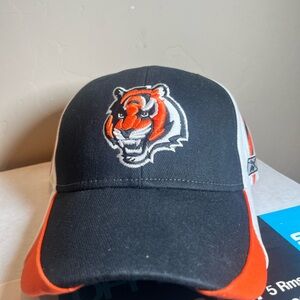Black and Orange Tiger Logo Cap